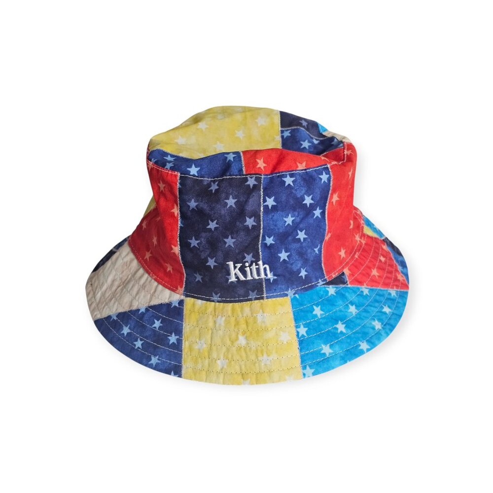 Kith Reversible Patchwork Star Print Bucket Hat - image 1